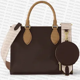 Nowa stylowa odwrócona torba na torebki damskie Mała torebka bez szerszego paska na ramię i portmonetki