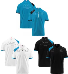 2023 Ny Formel 1 Racing T-shirt Polo Shirt F1 Team Drivers Samma stil Men sommar kortärmad poloshirts T-shirt anpassad