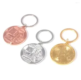 Kreki Modne kreatywne klęcznik Sprzedawanie okrągłego medalu Mężczyźni i kobiet kolekcja monety hurtowej