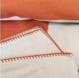 Advanced Designer Letter Decken Kaschmirwolle Wolle Schal Schal tragbares warmes Sofa Bett Fleece gestrickt