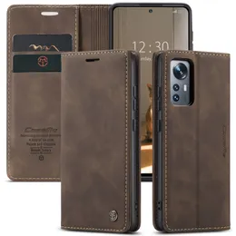 Casos de telefone de luxo para Xiaomi 12 11t Redmi Note 12 11 10 K40 Pro Plus 4G 5G Wallet Leather Caseme 013 Case