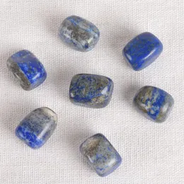 Dekorativa figurer naturliga ädelsten lapis lazuli tumlade sten 12-15 mm oregelbunden handpolering pärla prov barn trädgård hem dekor