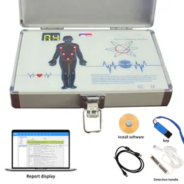 Dispositivi per la cura del viso Versione AES02 Analizzatore con rapporti di controllo Macchina per test di salute del corpo a risonanza magnetica 230221