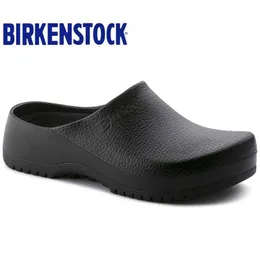 Tofflor fabriksdesigner Birkinstocks tillverkade i Tyskland och importerade professionella kockskor halvväskor Män och kvinnors samma Super Birki