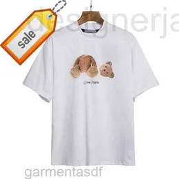 Herren T-Shirts Designer T-Shirts Trendy Decapitated Teddy Bear Print T-Shirt Lose Damenbekleidung Brief Kurzarm Mrs 152 RY4Z
