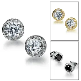 Women Classic Design Jewelry Designer Orecchini Scatola originale per Crystal Diamond Womens Earring Titanium Titanium Jewelry329R
