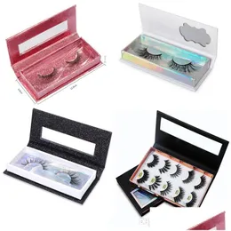 Andere Make-up-Aufbewahrungsbox für falsche Wimpern, Boxen, Scrub-Stil, leerer Wimpernkoffer, wiederverwendbar, zusammengesetzt, Drop-Lieferung, Gesundheit, Schönheit, Dhxty