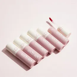 Lipgloss, 6 Farben, Glasur, matt, flüssiger Lippenstift, wasserdicht, langanhaltend, feuchtigkeitsspendend, samtig, rosa, rot, Schlamm, glatte Tönung, Kosmetik