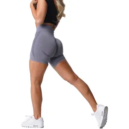 Yoga outfit nvgtn sömlösa shorts för kvinnor skjuter upp booty workout fitness sport korta gymkläder 230221