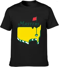 T-shirts pour hommes Masters Tournament Augusta National Golf T-shirt à manches courtes pour hommes Impression recto