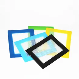 Wasserpfeifen Antihaft-Silikon-Backpads Matten für Wachs 14 11 5 cm 5 5 x 4 5 Silikon-Backmatte Tupfenöl, trockene Kräuterpads backen DHL