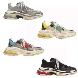 OG Fashion Paris 17FW Triple-S Triple Sneaker Triple S Casual Luxury Dad Destiner Designer Shoes для мужских женщин чернокожие спортивные беговые кроссовки 36-46