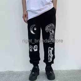 Herrenhosen Hosen Hirntote Gustavo Jogging Pants Männer Frauen Hip Hop Baumwollsaison 6 Haarspulenhosen Graffiti Druckhosen 0221v23