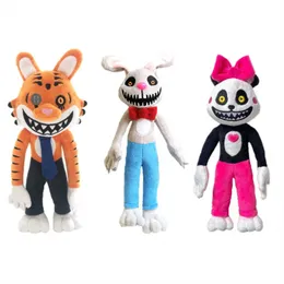 25 -cm Horror Game Mr. Hopp's Playhouse Plush Toy Game Animation Otaczanie prezentów urodzinowych dla dzieci i prezenty świąteczne