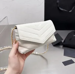 Högkvalitativ läderväska crossbody väska svart äkta läder paljetter kedjor väskor axel handväskor kvinnor tote handväskor purses designer kvinna handväska