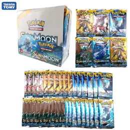 Card Games 324pcs cards Booster box all seriesTCG Sun Moon Edition 36 Packs Per Box Cards Game Battle classeur carte Child Toy 2211252424