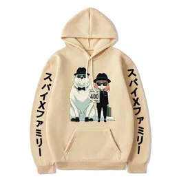 Men's Hoodies Sweatshirts Anime Spy X Family Graphics Hoodie Anya Forger Bond Forger Oshirase 400 Manbu Hoodies Long Sleeve Sweatshirts Oversized Unisex Z0221
