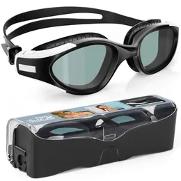Goggles Findway Swim Goggles Поляризованные плавательные очки против FOG UV Full Shutt