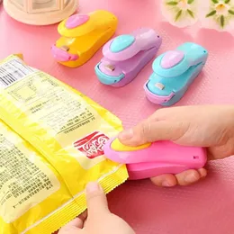 Portable Mini Sealer Plastic Bag Clip Small Hand Press Heat Sealer Kitchen Accessories Tool