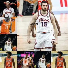 Illinois Fighting Illini Basketball Jersey Terrence Shannon Jr Dain dainja Coleman Hawkins Sencire Harris Jayden Epps Skyy Clark Matthew