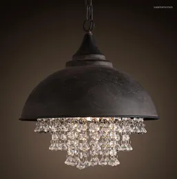 Kolye lambaları Modern Deco Chambre Luminaria Demir Oturma Odası Ev Dekorasyonu E27 Işık Fikstürü Armatür