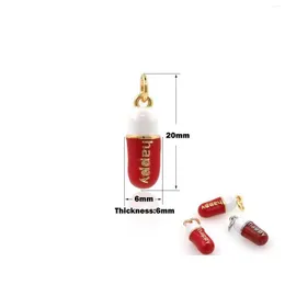 Charms Summer Fashion Jewelry Simple Geometric Charm Candy Neon Emalj Colorf Pendant Girl Birthday Present Drop Delivery 202 DHUTM