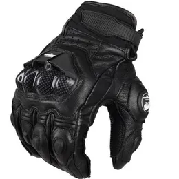 Htmotostore Fashion Outdoor Sports Casual Men's Leather Gloves Motorcycle Protective Racing Cross Country Finger217f