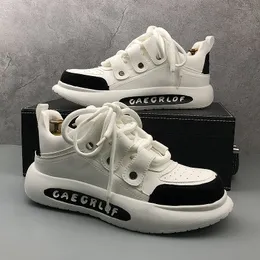 Scarpe eleganti Designer per feste di nozze italiano comodo morbido esterno sneakers sport traspirato ferenti di punta rotonda con il fondo spesso guidare camminata a piedi lo 36