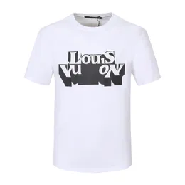 M￤ns T-shirts Designerv￤skor Luxury Men's Wear Summer Round Neck Sweat Absorberande korta ￤rmar utomhus andningsbara bomullstryckta rockar Lovers 'Clothing M-3XL