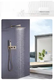壁のシャワーセットにメーカーバスルーム銅シャワーブースターノズルガングレーダークシャワーセットシャワーヘッド
