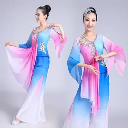 Scene Wear Hanfu Style Hmong Clothes Classical National Costumes Yangko Clothing Stage Performance Clothing Costumes Dance Costume 230221