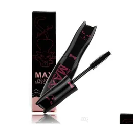 Mascara Max Volume Black Curling Eye Lashes Waterproof Long Fiber Thick Eyelashes Makeup Cosmetics Drop Delivery Health Beauty Eyes Dh73N