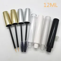 Bottiglie di stoccaggio 100 pezzi 12ml Tubo vuoto per mascara Fiala per ciglia Contenitore per bottiglia di liquido Eyeliner Make Up Riutilizzabile