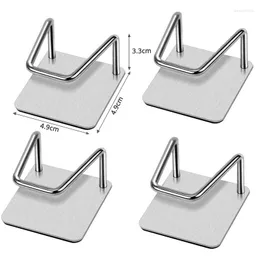 Kitchen Storage Konco Sponges Holder Stainless Steel Adhesive 1/2/3pcs Sink Drain Drying Rack Accessories