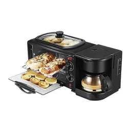 3 I 1 Breakfast Makers Machine ThreeInone Hushåll Electric Oven Automatisk bröd Multifunktionsapparat 230222