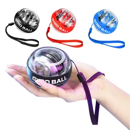 Power Lists Gyroscopic Ball Autostart Range Gyro Wrist Ball مع Arm Hand Hand Muscle Trainer Fitness Equipment 230222