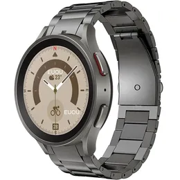 Zegarek ze stali nierdzewnej dla Samsung Galaxy Watch 5 Pro 45 mm/Watch5 44 mm 40 mm/zegarek 4 klasyczny 46 mm 42 mm bez szczeliny