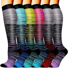 5PC SOCKS HOSIERY COMPRESSION SOCKS Nya löpande kvinnliga män Strumpor bäst för medicinsk sjuksköterska reseflyg vandring strumpor återhämtning fitness strumpor z0221