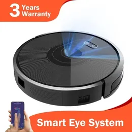 Robot Vacuum Cleaner X6, Smart Eye System, 6000PA Succión, Línea de No-GO de aplicación, limpieza de zona selectiva, currículum de punto de interrupción