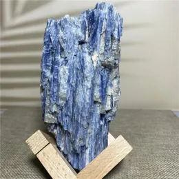 Decorative Figurines Natural Kyanite Quartz Chakra Healing Rare Blue Crystal Rough Gemstone Mineral Specimens Ornament Wicca Gift For Home