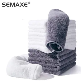 Toalha de banho Semaxe toalhas de mão cozinha e banheiro toalhas de rosto 100% algodão toalhas premium toalha de rosto macio conjunto 12 conjuntos 230222
