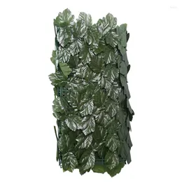 Decorative Flowers Artificial Ivy Privacy Fence Screen 0.5X3M Hedges And Faux Vine Leaf For Outdoor Decor Garden