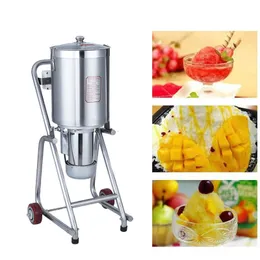 Ice Crushers rakare 30 liter kommersiella stora smoothie -maskin kross rakad mixer milkshake mung bean 230222