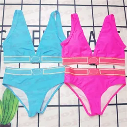 Sexy bikini's sets ontwerper dames één stuk badkleding zomer mode zwempakken brief bedrukte badpakken bedrukte badpakken