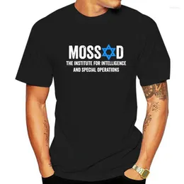 Heren t shirts mode mossad het instituut voor intelligentie speciaal ops t-shirt tee shirt