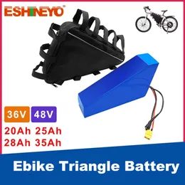 Ebike 36V 48V 20ah 25ah Triangle Battery Pack 1000W 1500W دراجة كهربائية 18650 LI-ION لـ BAFANG MOTOR KIT 750W BATERIA AKKU