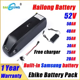 Batteria Hailong 52v Ebike 20ah 30ah 50ah Akumulator Bafang Obudowa Baterii Ebike Fietsen Electrisch Accu Lityum Pil Paketi