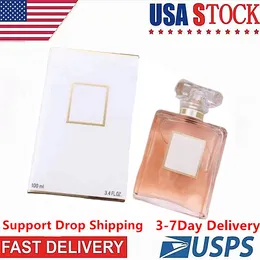 EUA 3-7 dias úteis entrega rápida e mais vendida co.co perfume para spray corporal de colônia de parfum para mulher fragrância