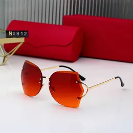 Ehrla Eyewear Designer солнцезащитные очки бокалы бренда наружная оттенка металлическая рама классические женщины роскошные солнцезащитные очки ретро мужчины карти бокалы