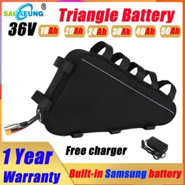 fietsaccu 36volt batterie 3000W 20ah bafang 1000w 48v battery pack 30ah 36 volt lithium battery Triangle ebike accu fiets batter